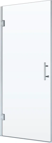 душевая дверь в нишу rgw hotel ho-011 800х1950 профиль хром, стекло прозрачное