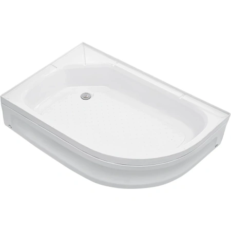 душевая кабина river dunay 110x80x26 mt l 10000001093 профиль матовый хром задняя стенка белая