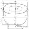 ванна квариловая villeroy & boch antao 170х75 ubq170tao7v-01, цвет альпийский белый