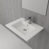 раковина полувстраиваемая bocchi milano 60 1161 белая глянцевая