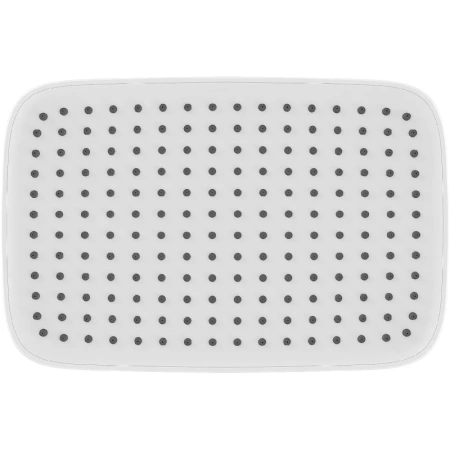 душевая насадка верхняя прямоугольная iddis esper esp25wsi64, цвет белый матовый