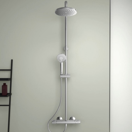 душевая система ideal standard ceratherm t25 a7701aa термостатическая цвет хром глянцевый