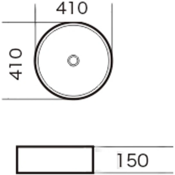 раковина-чаша grossman 41 gr-3013, белая
