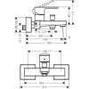 смеситель для ванны hansgrohe vernis shape 71453000