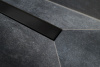 душевой канал 450 мм pestan confluo frameless black matte line 13701318 2 в 1 с основой под плитку