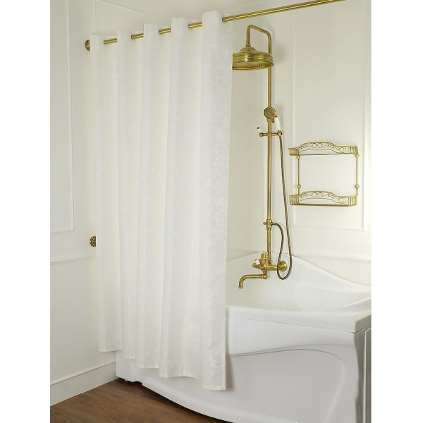 Штора для ванны Migliore 180x200 26645 Серебро