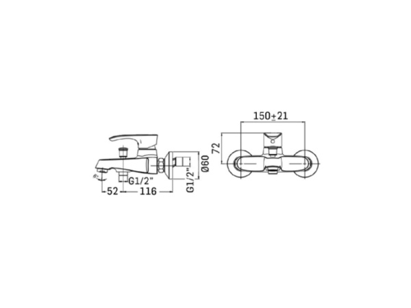 cмеситель для ванны и душа mamoli smile 1352fb680021 с душевым гарнитуром, цвет хром cмеситель для ванны и душа mamoli smile 1352fb680021 с душевым гарнитуром, цвет хром