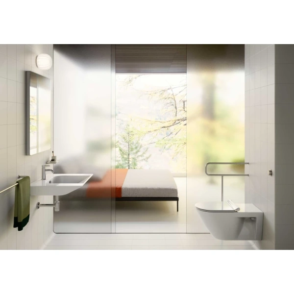 раковина gsi community 7633011 подвесная, 70x60 см, bianco lucido (белый глянец)