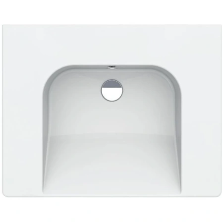 раковина gsi community 7633011 подвесная, 70x60 см, bianco lucido (белый глянец)