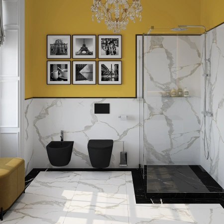 кнопка aqueduto circulo cir0140 для инсталляции, матовый черный