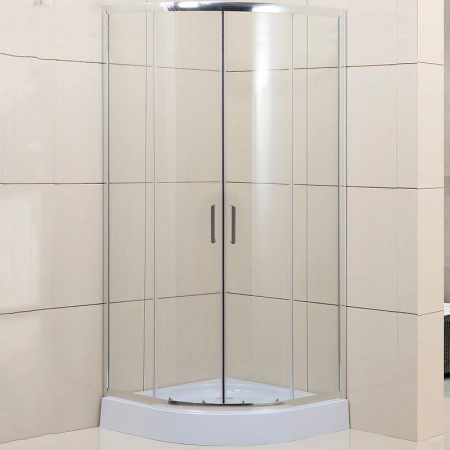 Душевой уголок BelBagno Uno 95х95 UNO-195-R-2-95-C-Cr профиль хром, стекло прозрачное