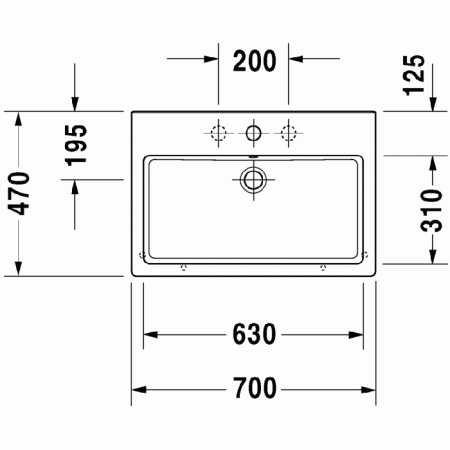 накладная раковина в ванную duravit vero 0454700070