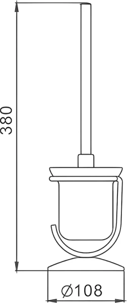 Ёршик для унитаза Haiba HB910
