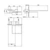 двойной верхний душ fantini venezia 86 p9 8035b цвет: matt copper pvd