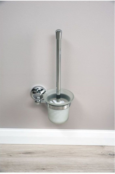 Ёршик для унитаза Aquanet 5588 настенный, хром