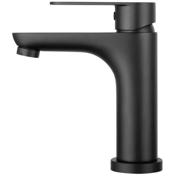 смеситель для раковины wonzon & woghand alfa ww-a40202-mb черный матовый