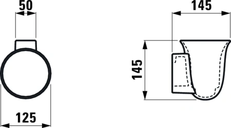 ёршик для унитаза laufen new classic 8.7385.2.000.000.1