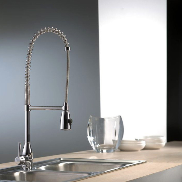 смеситель для кухни webert kitchen conic cn920602015 цвет хром