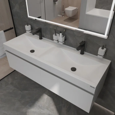 мебельная раковина 140 madera pulsus 4627173210379