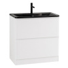 раковина belbagno 100 bb1000/455-lv-art-alr-nero черная матовая