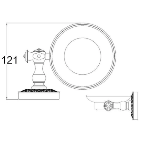 мыльница zorg antic azr 06 sl