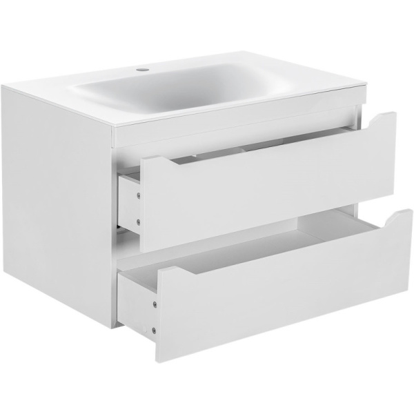 тумба белый глянец 79,9 см vincea fine vmc-2f800gw