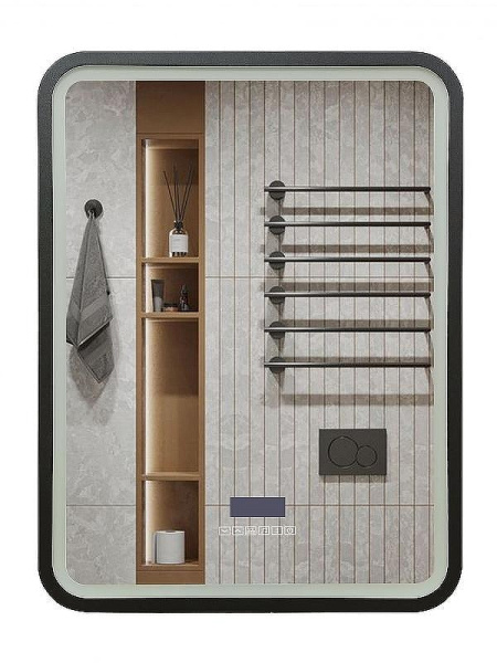 зеркало с подсветкой и мфп art&max genova am-gen-600-800-s-f-mfp