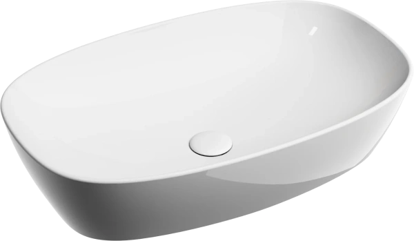 Раковина Ceramicanova Element CN6049 накладная, 60x38 см, белая глянцевая